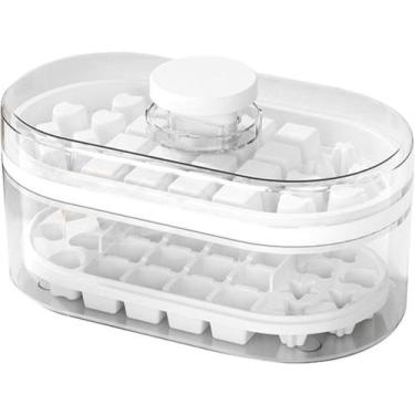 Imagem de Bandeja de Cubos de Gelo, Caixa de Freezer Portátil para Armazenamento