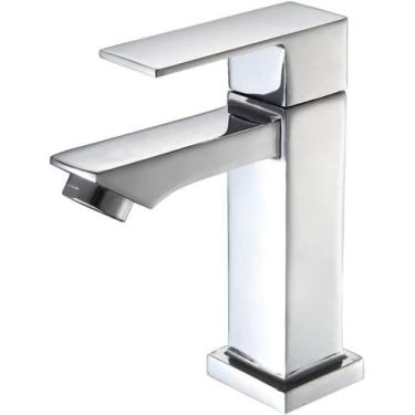 Imagem de Torneira Lavabo Agua Fria Baixa Luxo Metal Cromado - DeckCasa