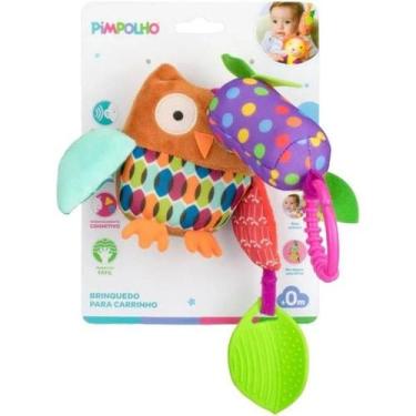 Imagem de Mobile para Carrinho e Bebe Conforto em Tecido - Pimpolho, Coruja