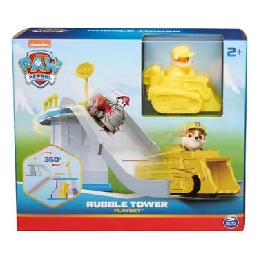 Imagem de Playset Com Torre E Carrinho Do Rubble - Patrulha Canina - Sunny