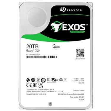 Imagem de Hd Interno 3.5 Sata 3 Exos X24 20TB 7200 RPM Enterprise St20000nm002h Seagate