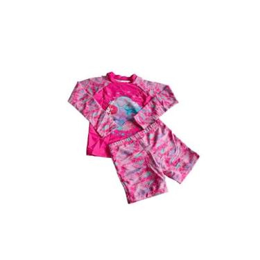 Imagem de Biquini infantil camiseta de pesonagem com shorts - Penelópe Joy, Rosa