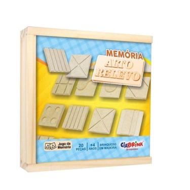 Imagem de Jogo Da Memória Alto Relevo Braille 20 Peças 1455 Jogo Da Memoria Alto