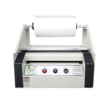 Imagem de Plastificadora P280 para Documentos com Suporte de Bobina BOPP Brilho 24cm 110V MR Máquinas