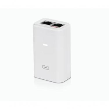 Imagem de Injetor Poe Fonte POE-24-12W-G-WH 24VDC 12W Alimentacao e Dados no Mesmo Cabo Original Ubiquiti