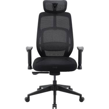 Imagem de Cadeira Ergonômica TX3 Yama Neue Mesh com Apoio de Cabeça Ajustável Preta Thunderx4