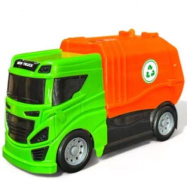 Imagem de Brinquedo Infantil Caminhão Coletor Cargas De Lixo Bs Toys
