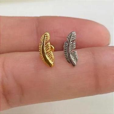 Imagem de Labret de Titânio Rosca com Peninha - 1,2mm - no-brand, 8mm
