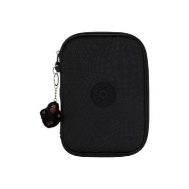 Imagem de Estojo Kipling 100 Pens Unissex Dimensional Emb Preto