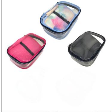 Imagem de Estojo 50 Pens Box Transparente Com Divisória Elástico - Sem marca