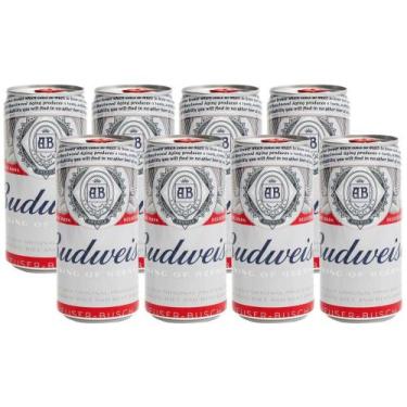 Imagem de Cerveja Budweiser American Lager 8 Unidades  - Lata 269ml