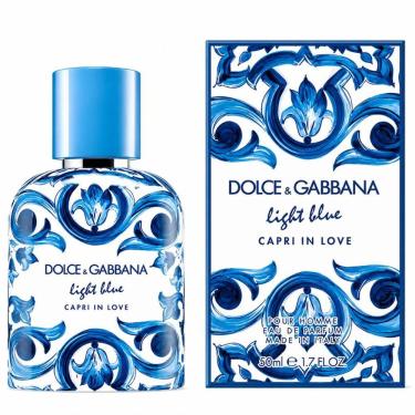 Imagem de Perfume Light Blue Capri In Love Pour Homme Masculino Eau de Parfum Amadeirado Picante 50ML Dolce & Gabbana