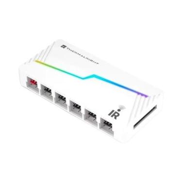 Imagem de Hub De Ventiladores ARGB Thermalright X12 IR Preto E Branco Suporta 12