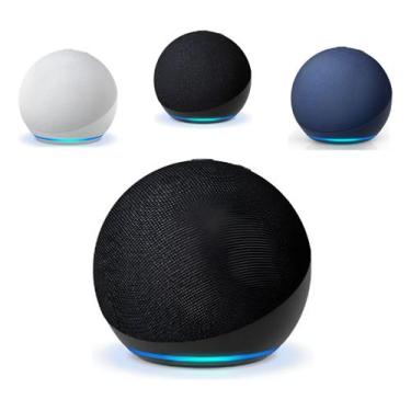 Imagem de Alexa Amazon Echo Geraçao 5 Preto Branco Azul Premium Alexia - Amazon 