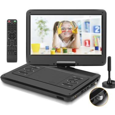 Imagem de Combo Portátil de TV/DVD Player Feihe 16,5" com Tela de 14"