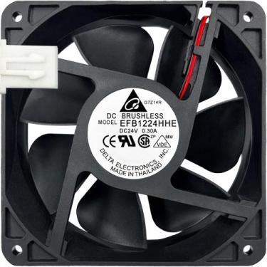Imagem de Cooler EFB1224HHE 24V 0.30A 7.2W 2L 2P 120X120X38MM A1 - Delta Eletron