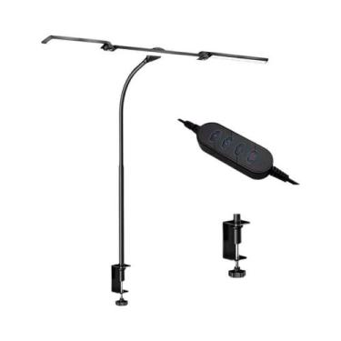Imagem de Luminária De Mesa LED Ajustável Com Proteção Ocular, Dimmer Gradual, H