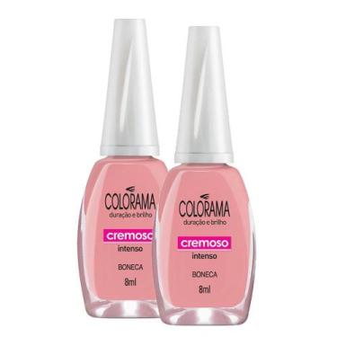 Imagem de Kit 2 Esmalte Colorama Cor Boneca com 8ml