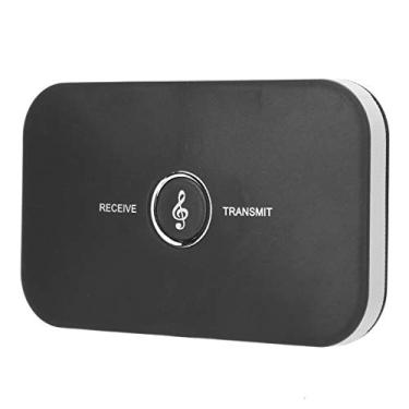 Imagem de Adaptador de estéreo, distância de transmissão de reconexão automática 10 m/32,8 pés Receptor Bluetooth sem fio para TV em casa