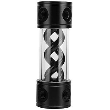 Imagem de Tanque de resfriamento de água Wendry para computador, cilindro de fio G1/4 PC Cooler Water Tank, 6 furos 50 mm PC tanque de resfriamento de água para computador de resfriamento