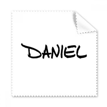 Imagem de Limpador de óculos de limpeza de tela de telefone com caligrafia especial com nome inglês Daniel 5 peças