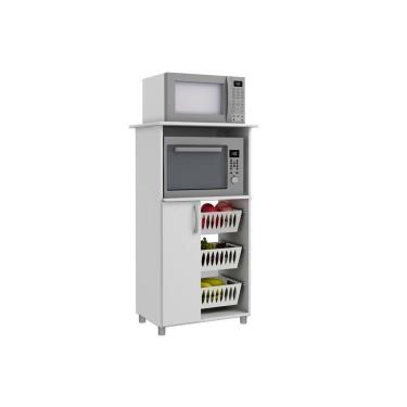 Imagem de Fruteira Genialflex Josi p/Microondas Branco