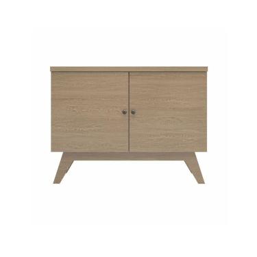 Imagem de Aparador Balcão Retrô 02 Portas Carvalho 120cm