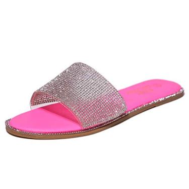 Imagem de Sandálias femininas Plataforma, 2020, confortáveis, plataforma de sapato, verão, praia, viagem, sandália, sandália, chinelo feminino, Z1-hot Pink, 8