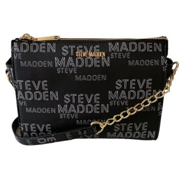 Imagem de Steve Madden BLEXI Bolsa transversal com zíper superior, preta, Preto, One Size