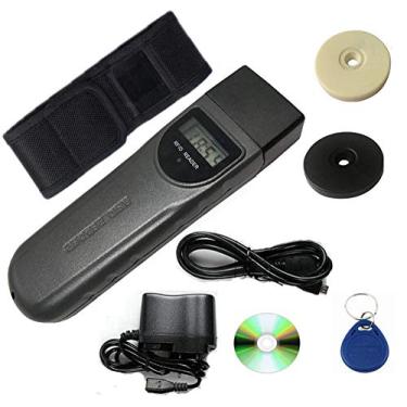 Imagem de MENGQI-CONTROL Sistema de patrulha de guarda de turismo com 30 peças de tela LCD de ponto de verificação do local RFID varinha de patrulha de segurança indutiva 5 etiquetas de identificação de guarda