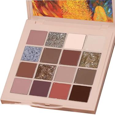 Imagem de Yajun Paleta de verniz de unhas de gel em creme sólido, conjunto de pintura de gel semipermanente de 16 cores com pincéis para unhas, kit de manicure de arte para casa, E, 1,5 g * 16