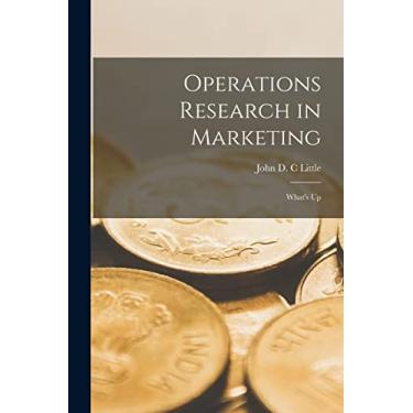 Imagem de Operations Research in Marketing: What's Up