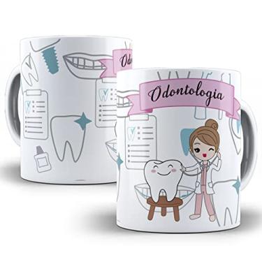 Imagem de Caneca odontologia presente curso dentista avatar presente