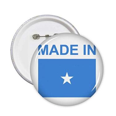 Imagem de Feito na Somália, Country Love Broches Redondos Emblema Decoração de Roupas 5 peças Presente