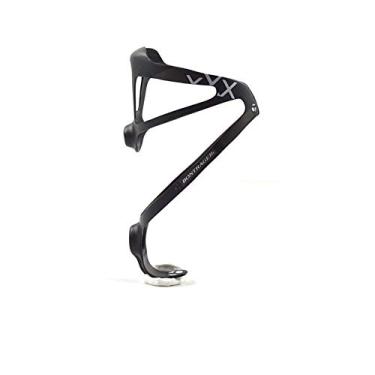 Imagem de Gaiola de garrafa de água de fibra de carbono Mtb Suporte de garrafa de bicicleta de estrada ultraleve de fibra de carbono completa bicicleta bebida gaiola de garrafa de água acessórios de ciclismo (preto)