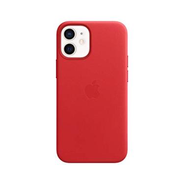 Imagem de Capa em couro com MagSafe para iPhone 12 mini - (PRODUCT) RED