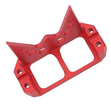 Imagem de Cobertura SOA da Armadura do Servo Protetor de Direção, Resistência à Corrosão da Armadura do Servo Protetor RC Estrutura Firme Aparência Requintada Desempenho Estável para Carro 1/10 RC (Vermelho)