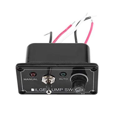 Imagem de Interruptor Da Bomba De Porão Sluffs, Interruptor De Bóia Para Bomba De Porão De Barco, Indicador LED De 12V DC Painel De Interruptor Da Bomba De Porão Manual/desligado/automático Para Barco Marítimo