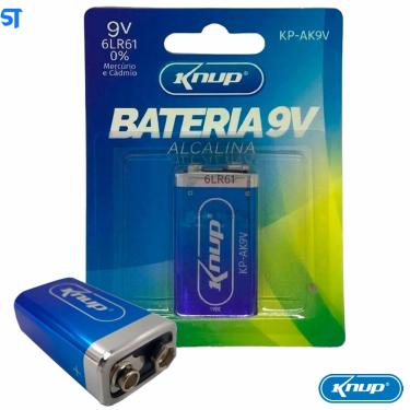 Imagem de Bateria 9V Alcalina Knup KP-AK9V