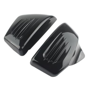 Imagem de FINMOKAL Tampas de carenagem de bateria lateral de motocicleta tampa de tanque de óleo para painel lateral serve para Honda VT1100C2 Shadow American Classic Edition 1995-2000/Sabre 2000-2007/American Classic Edition Tourer 2 peças