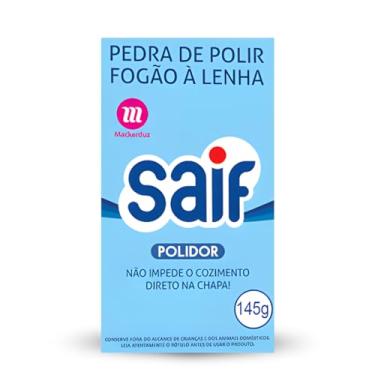 Imagem de Pedra De Polir Saif 145G, Saif, Pedra Polidora De Fogão À Lenha, Azul, Não Impede O Cozimento Direto Na Chapa, Facilitando Sua Vida, Maximizando Toda Limpeza