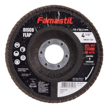 Imagem de Famastil Disco Flap 45 Graus - Metal 4 1/2''X120G