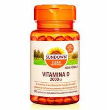 Imagem de Suplemento Alimentar Sundown Vitamina D 2000Ui 200 Cápsulas