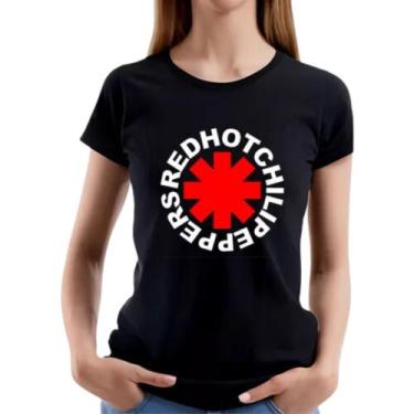 Imagem de Camiseta Baby Look Feminina Red Hot Chili Peppers 2023 - Jmv Estampas