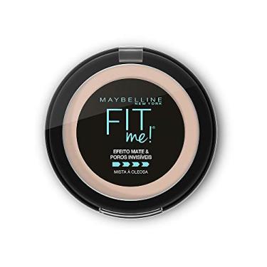 Imagem de Maybelline NY Pó compacto Efeito Mate e Poros Invisíveis Fit Me Super Claro Neutro N01