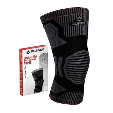Imagem de Joelheira de Compressão Prime Alasca - ideal para corrida, academia, futebol, caminhada, cross training e volei (G)