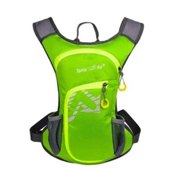 Imagem de Mochila e bolsa de hidratação 2L para atletas verdes