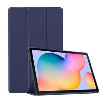 Imagem de Capa Case Smart Para Galaxy Tab S6 Lite P610/P615 (Tela 10.4") - C7 COMPANY (Azul)