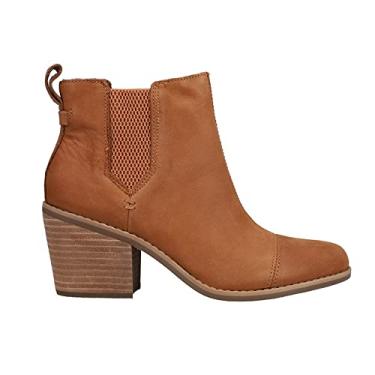 Imagem de TOMS Botas femininas Everly Pull On Ankle Boots, Bronzeado, 35