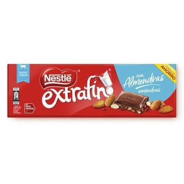 Imagem de Barra Chocolate Ao Leite E Amêndoas Nestlé Extrafino 270G - Nestle